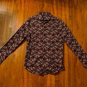 Mens Pattern Dress Shirt